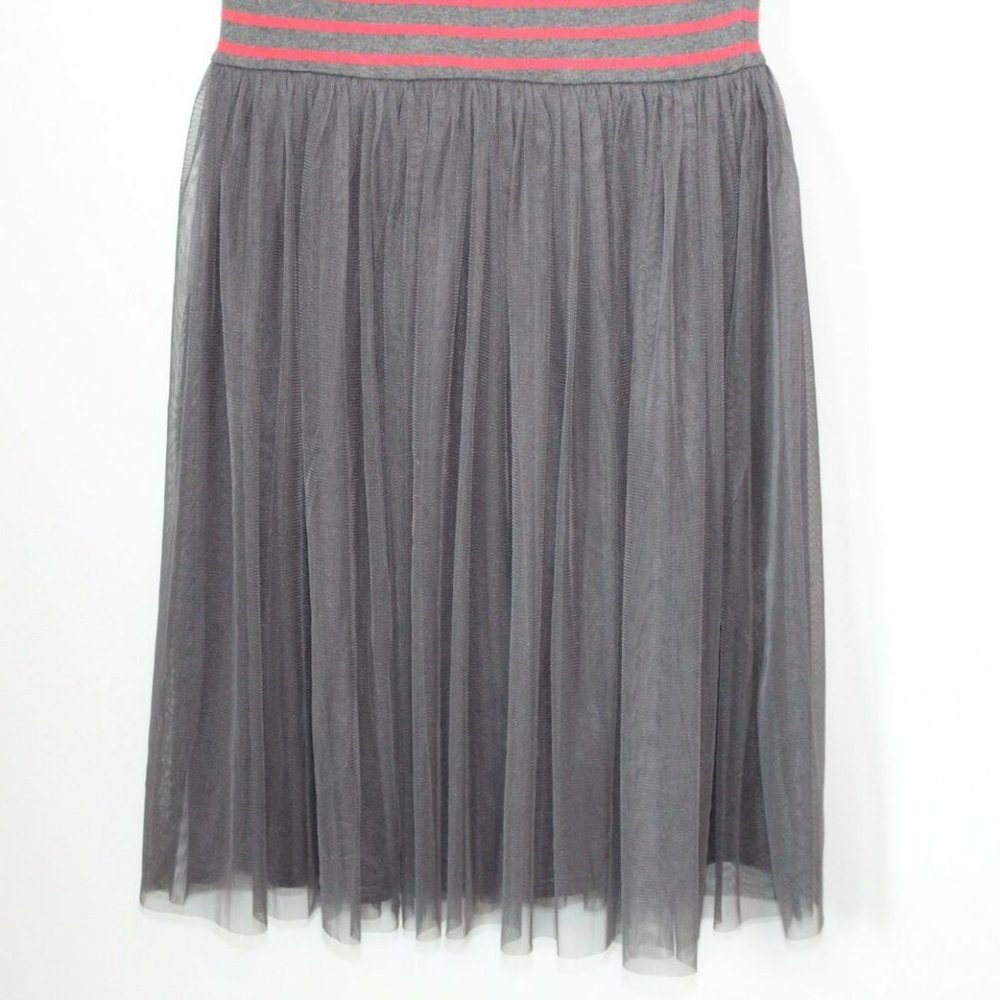 ✨2/$20 Matilda Jane T'WAS THE NIGHT Stripes Tulle Overlay Dress Small H12308 - Picture 4 of 11